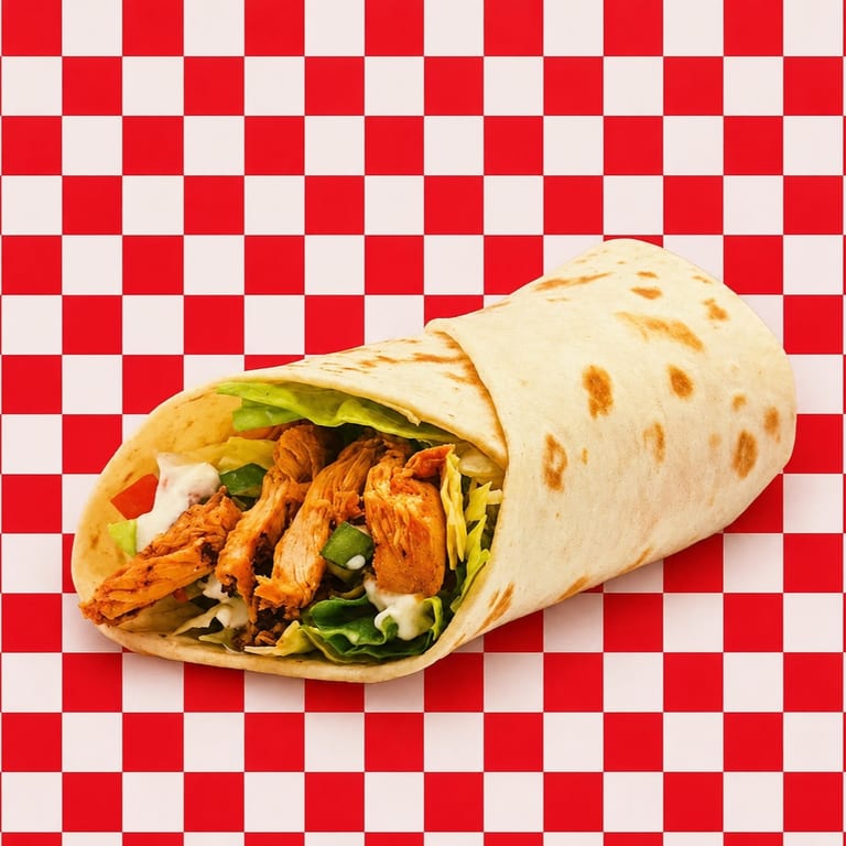 BBQ Chicken Wrap Delight