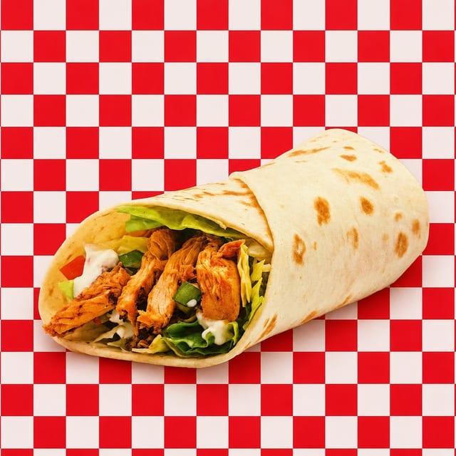 BBQ Chicken Wrap.