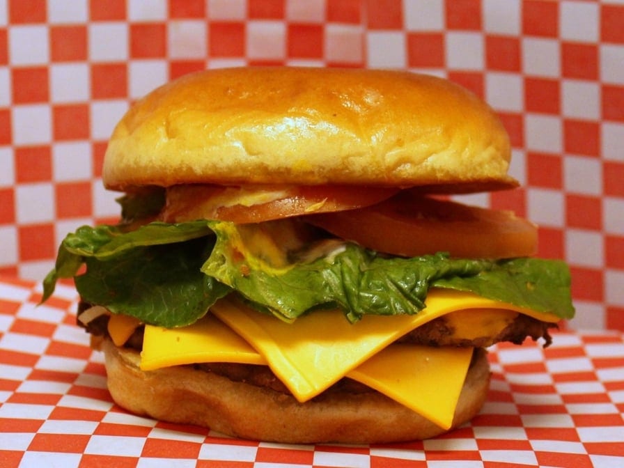 Double Cajun Burger.