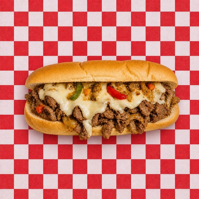 Philly Cheesesteak Sandwich.