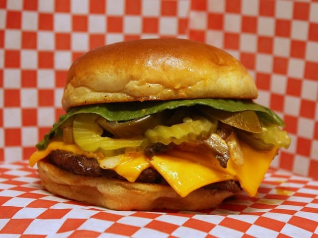 Double Cheese Burger.