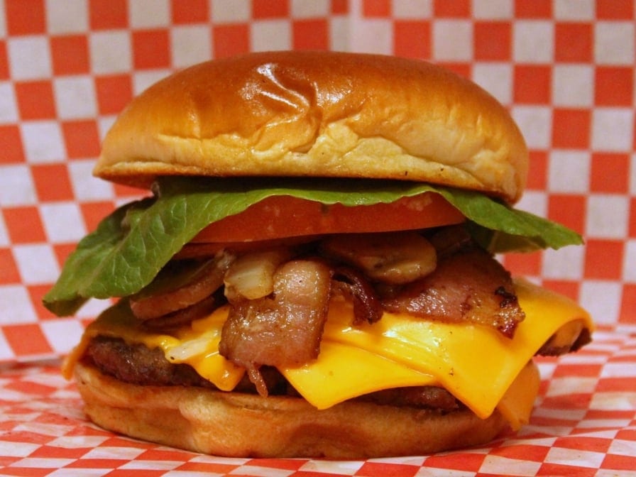 Double Bacon Cheese Burger.
